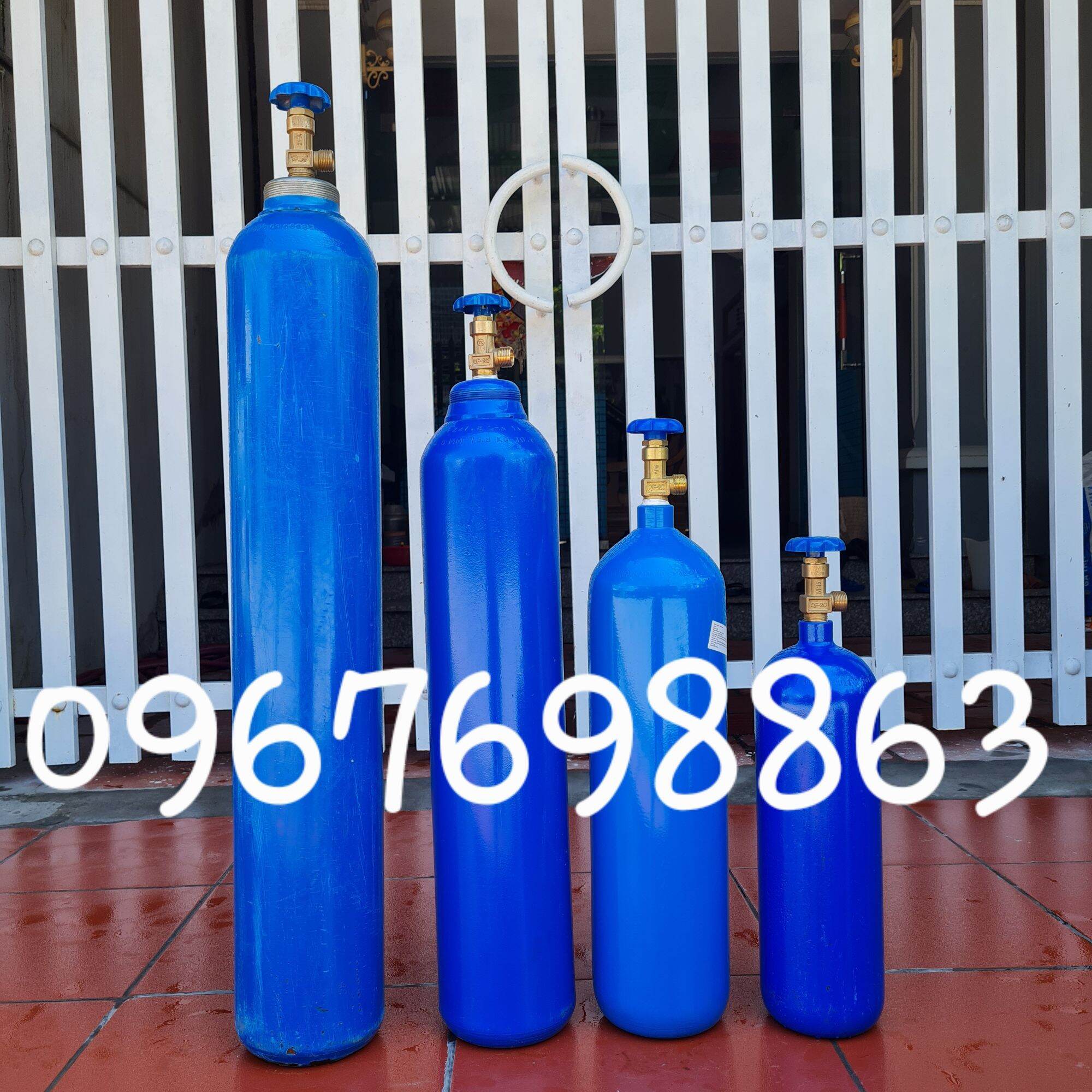 Bình Khí Oxy 10Lít Đã Nạp Khí