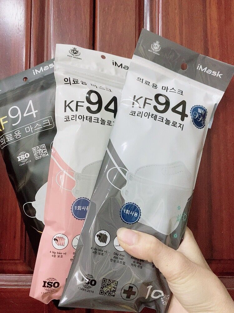 50 chiếc khẩu trang KF94 Duy Khánh = 5 túi