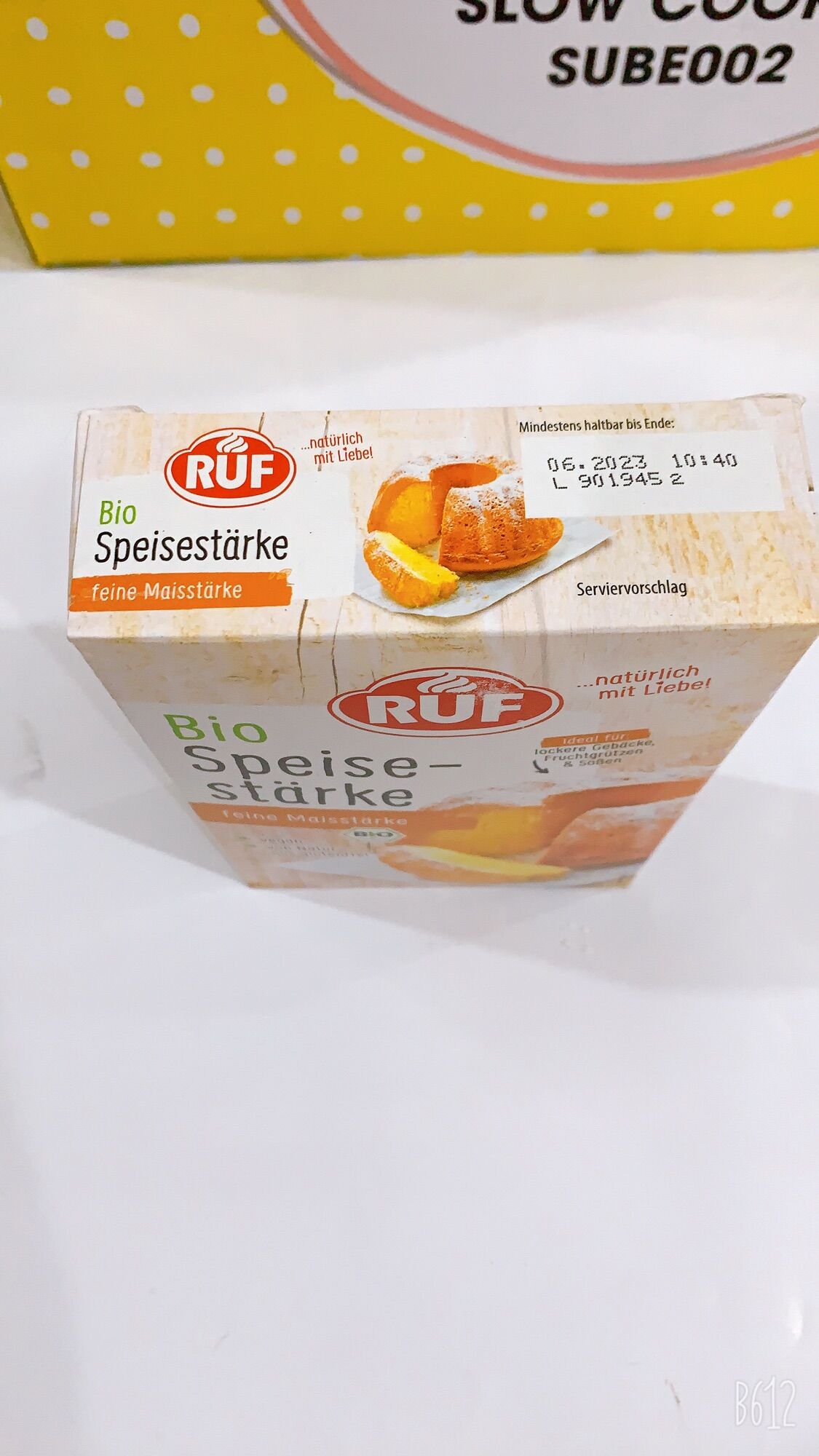 Tinh bột bắp hữu cơ Ruf gói lẻ 100g