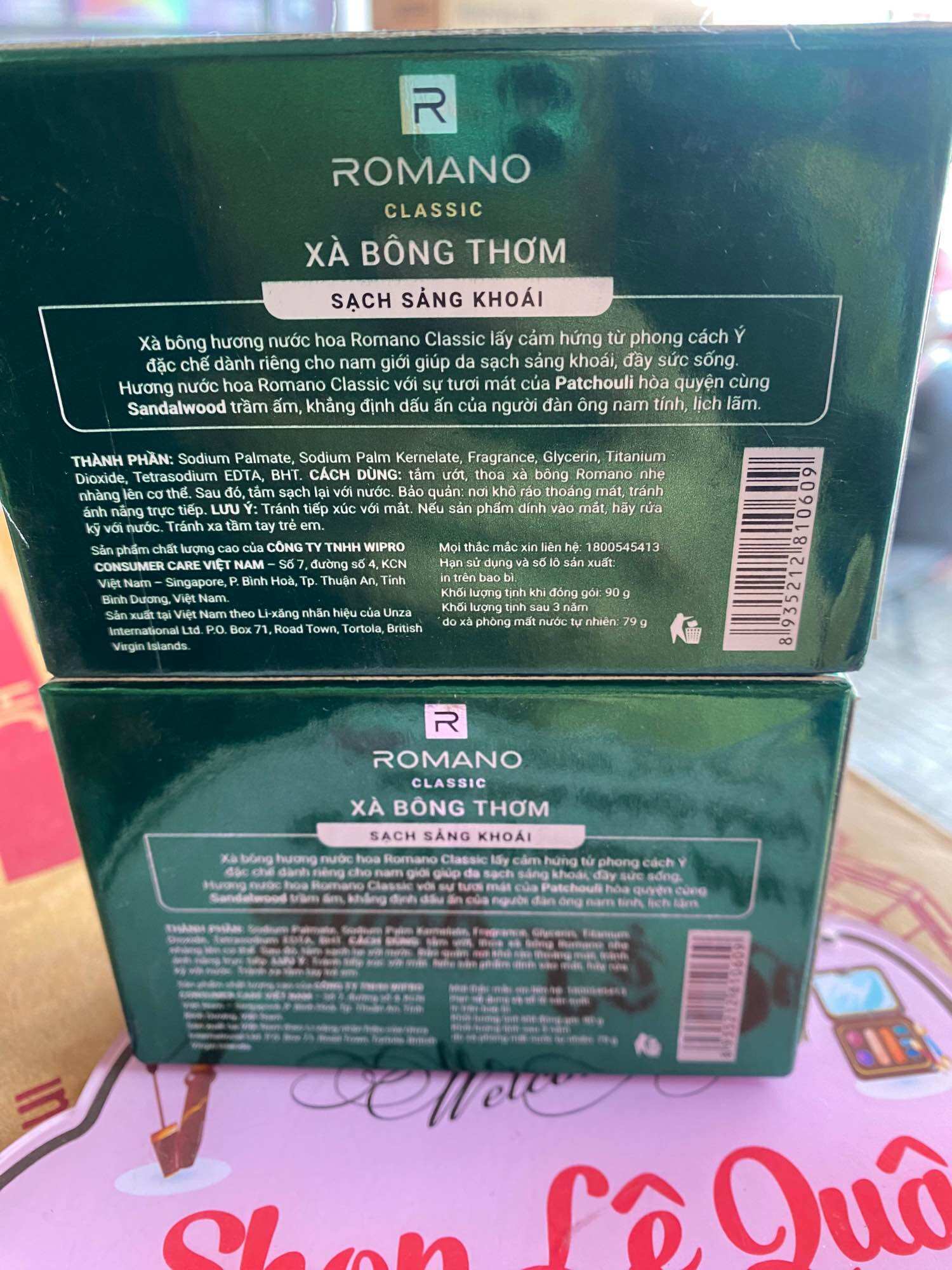 Romano Xà Bông Cục Classic 90G