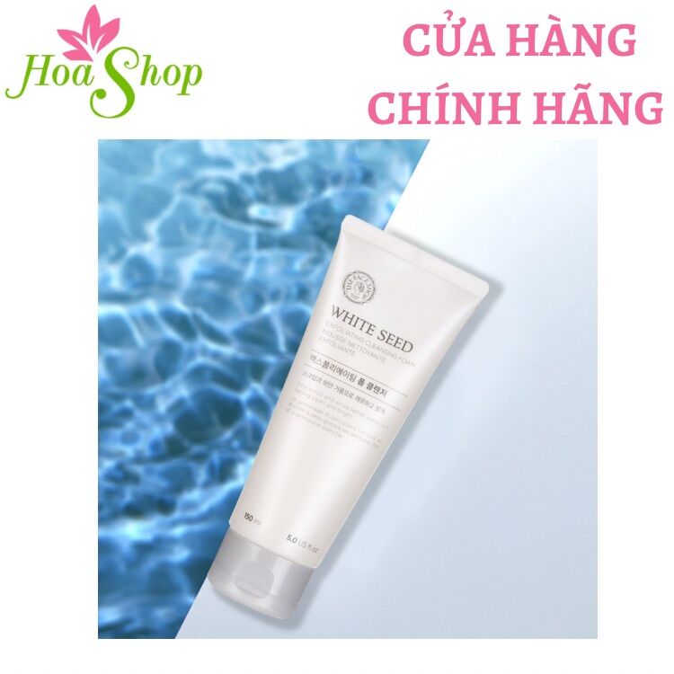 Sữa Rửa Mặt Làm Trắng Sáng Da THEFACESHOP WHITE SEED EXFOLIATING CLEANSING FOAM