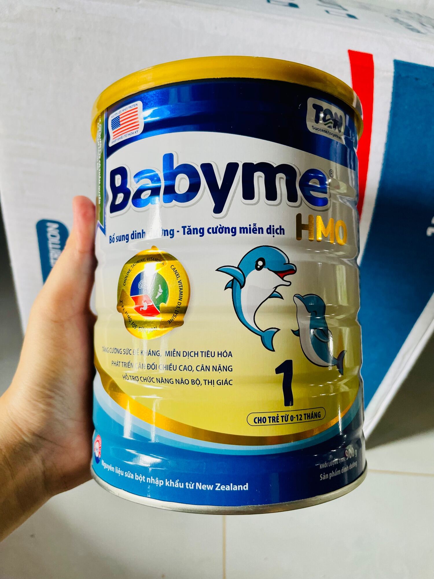 Sữa bột Babyme HMO Số 1 900g