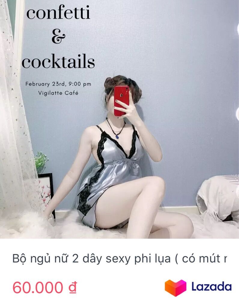 Đồ bộ phi lụa phối ren có mút lụa đẹp