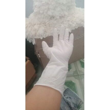 combo 10 đôi gang tay cao su y tế  không bột ( khuyến mãi)