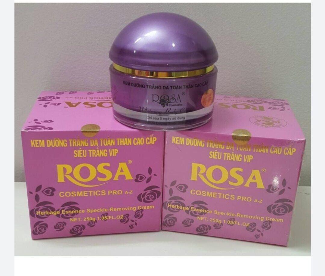 kem body rosa dưỡng trắng da siêu trắng