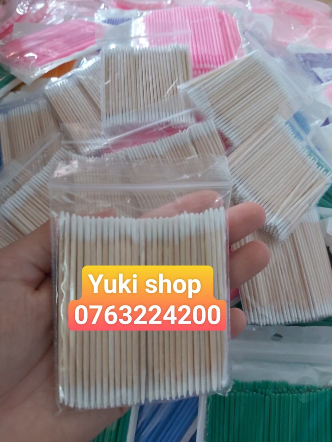 Tăm bông tre hai(2) đầu nhọn