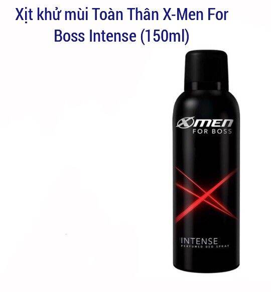 Combo Xmen For Boss Intense: Xịt Boss 150ml + Lăn Boss 50ml