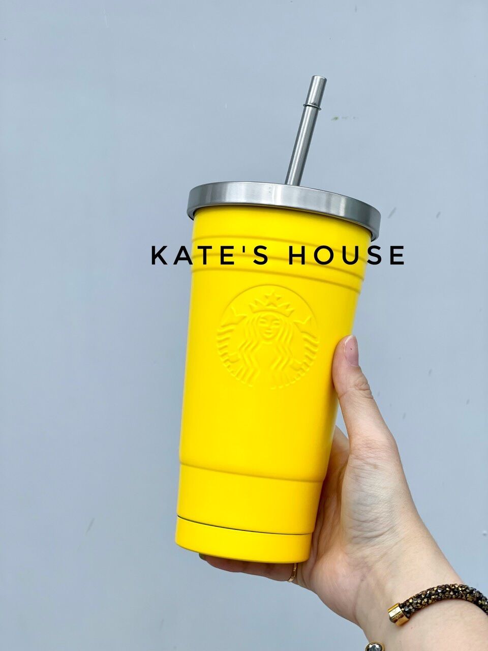 Ly giữ nhiệt Starbucks logo khắc