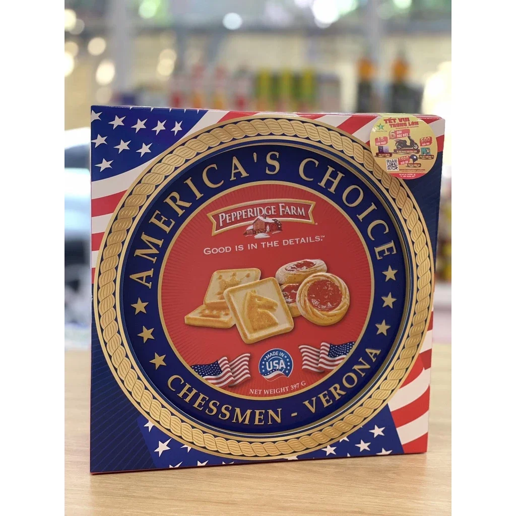 Bánh quy Pepperidge Farm America's Choice 397g

Bánh quy Pepperidge Farm America's Choice 397g – Mỹ