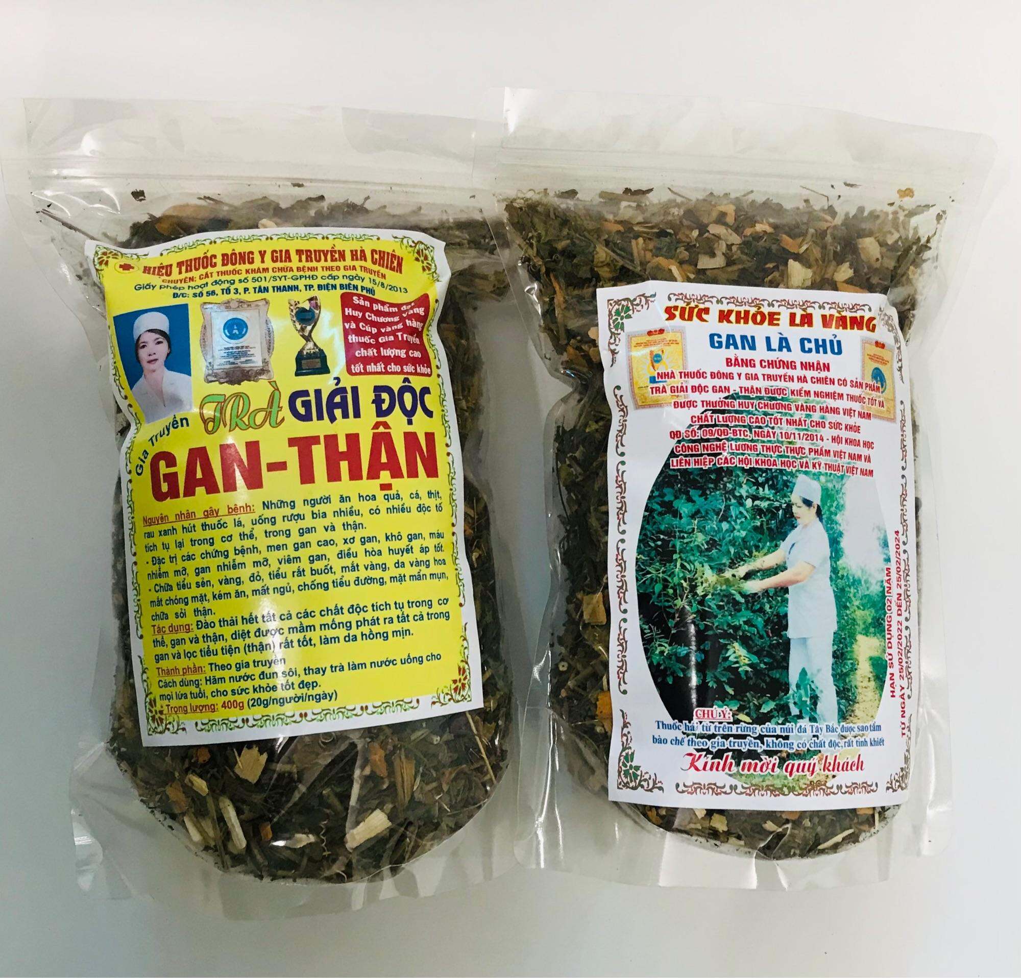 Trà giải độc gan thận đông y gia truyền