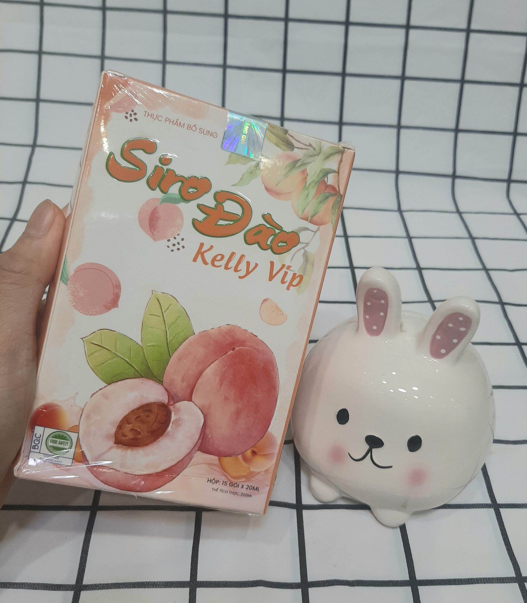 Trà Vị Đào Kelly 15 gói/hộp chính hãng