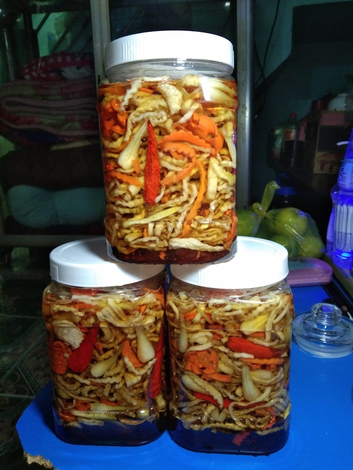 Dưa món hũ 1kg ăn kèm bánh tét, bánh chưng, cơm
