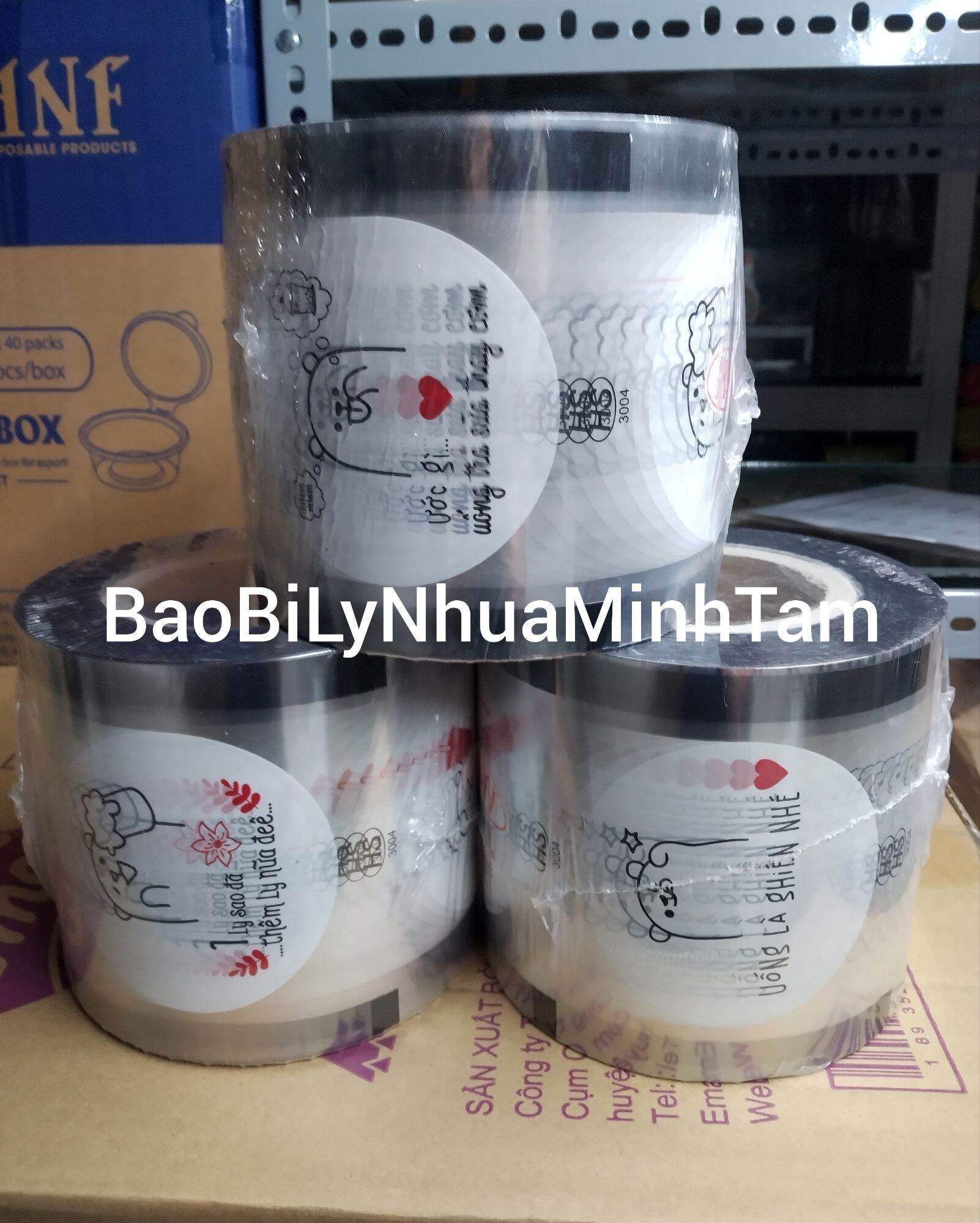 Cuộn Màng Ép 2400 ly (Dùng cho ly nhựa PP 360, 500, 700ml)