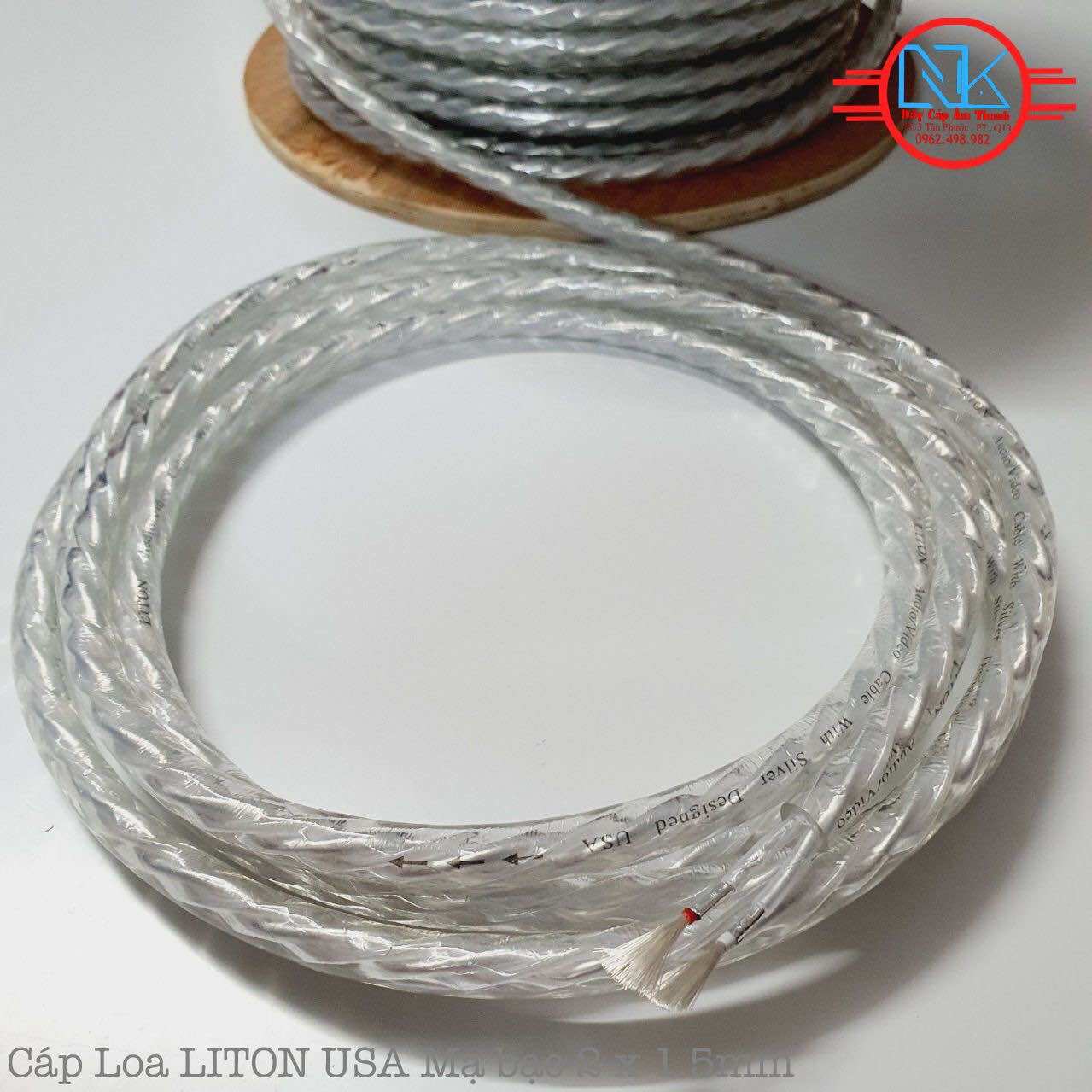 Dây Loa Liton USA Mạ Bạc Chống Nhiễu