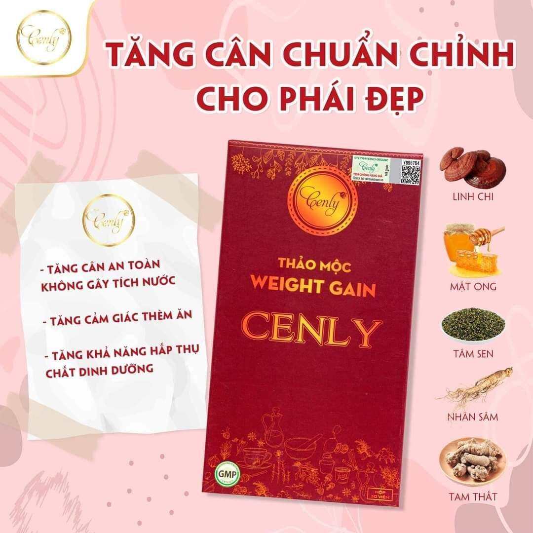 Tăng cân gia truyền CenIy tăng cân mẫu mới liệu trình  tăng ngay 3-5kg
