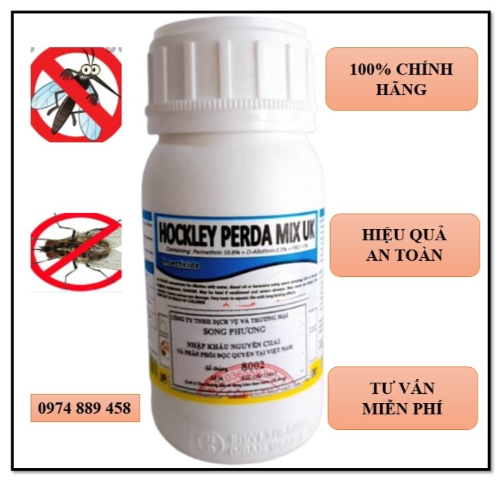 Thuốc diệt ruồi, muỗi, côn trùng anh quốc. hockley perda mix uk