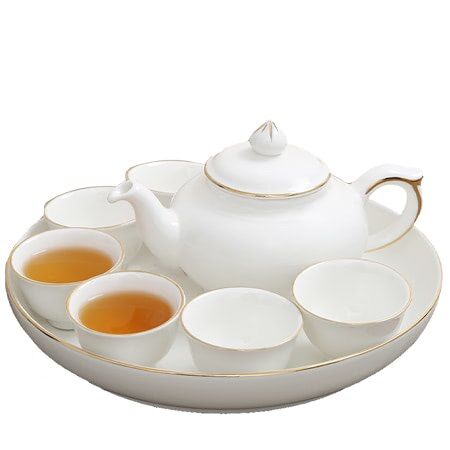 Bộ trà minh long 0.35l jasmine ifp chỉ vàng
