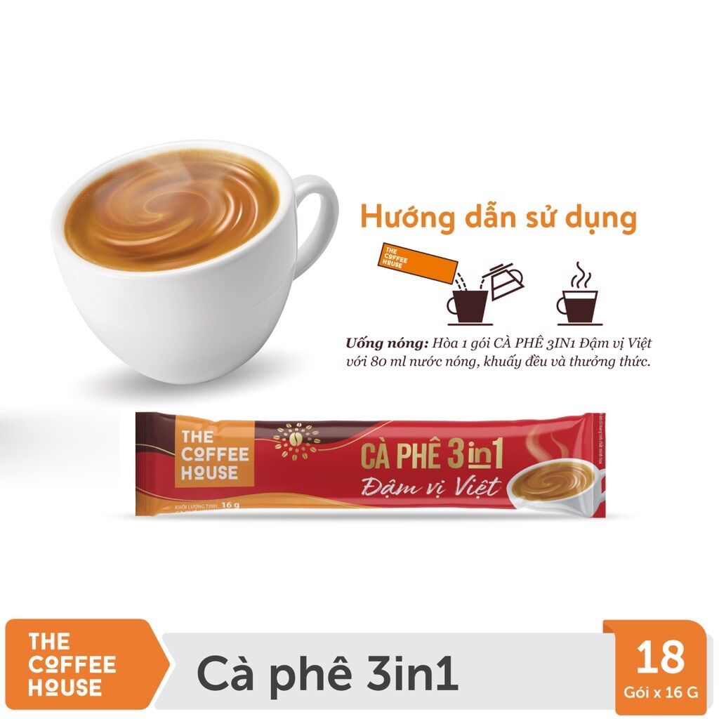Cà Phê Sữa Hoà Tan Đậm Vị The Coffee House