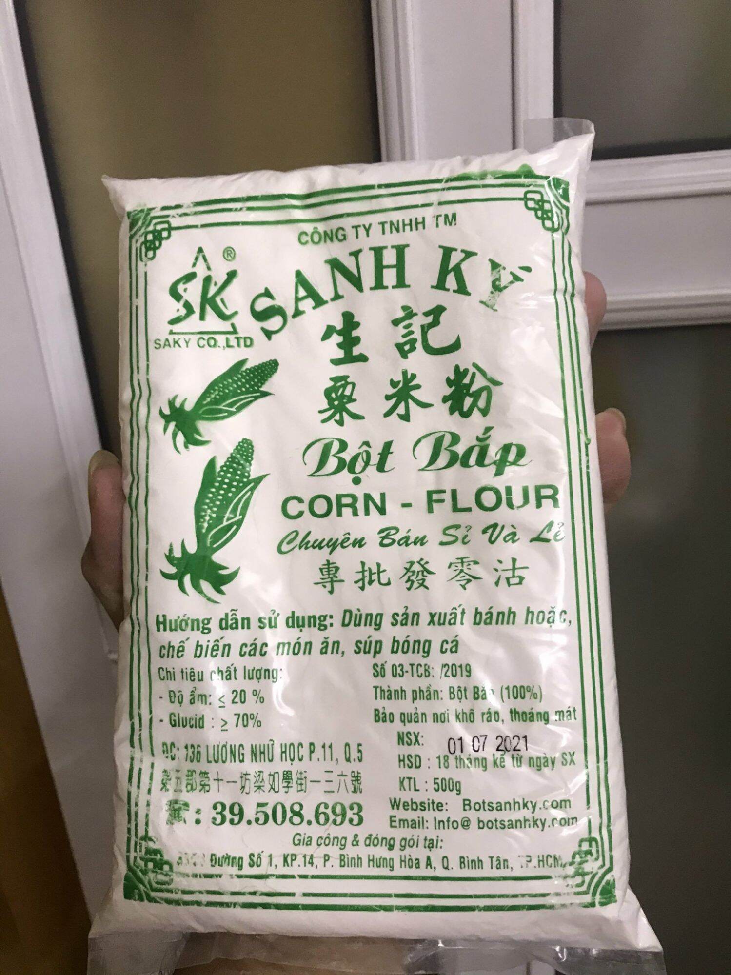 Bột bắp hiệu sanh ký - 500g