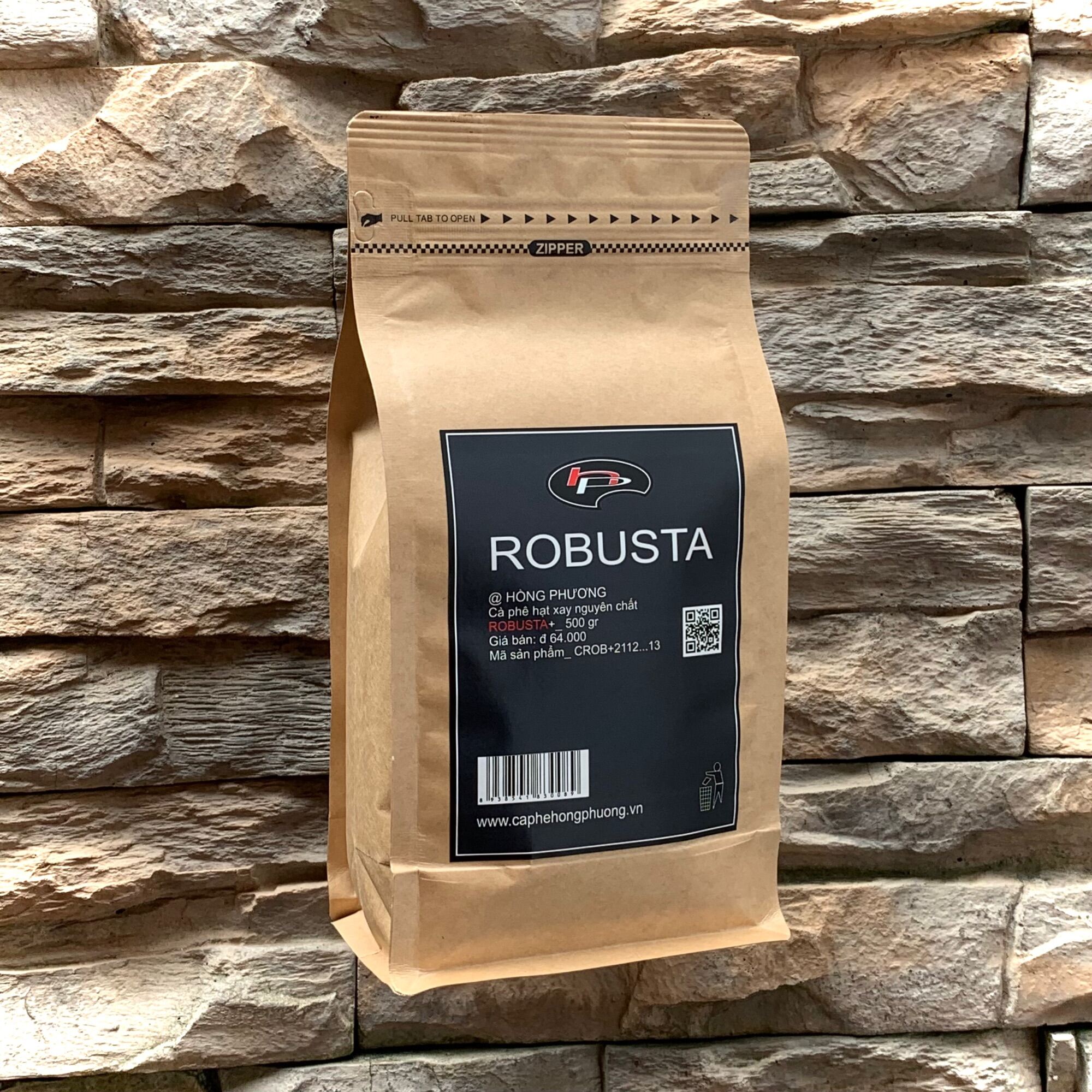 Cà phê hạt xay nguyên chất ROBUSTA+_ 500 gr