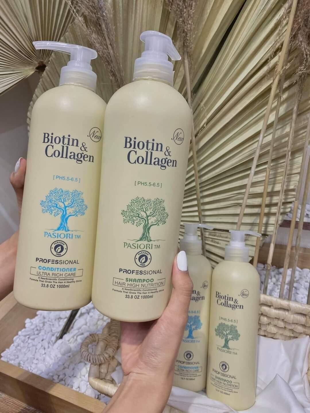 [HCM]Cặp Dầu Gội Xả Biotin Collagen ( CHÍNH HÃNG )