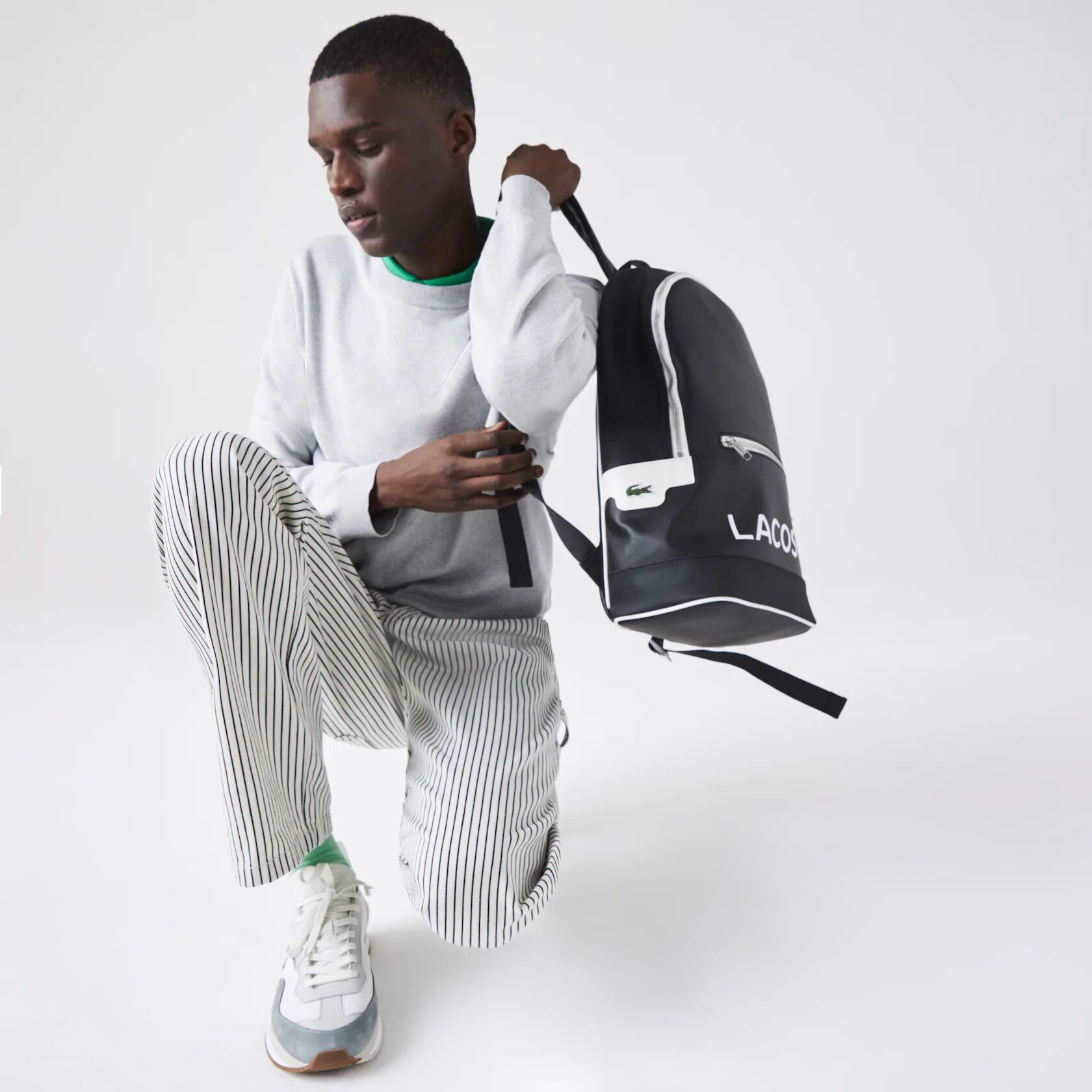 Balo Lacoste Nam Ultimum Coated Canvas