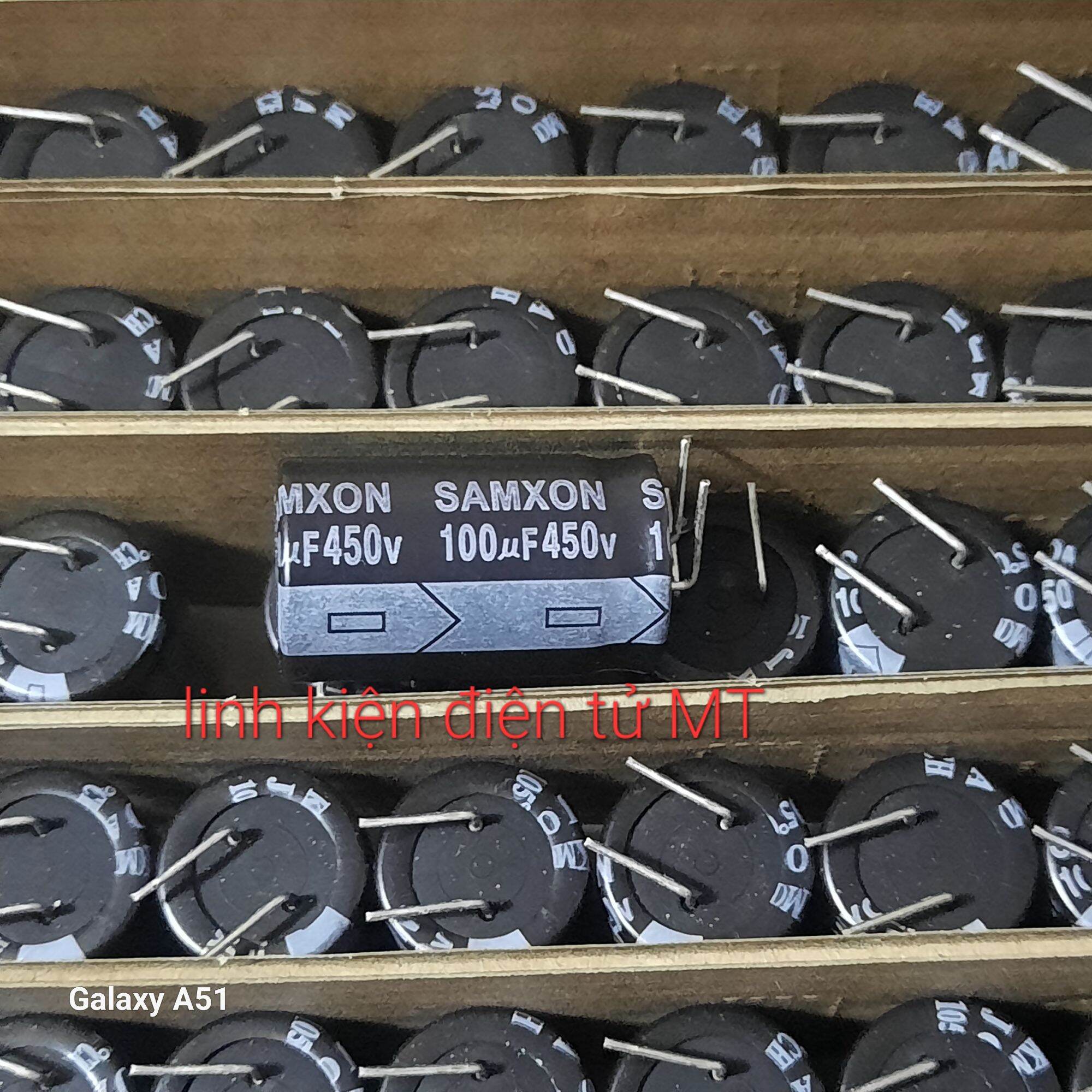 Combo 10 tụ 100uf-450v samxon hàng công ty mới 100%