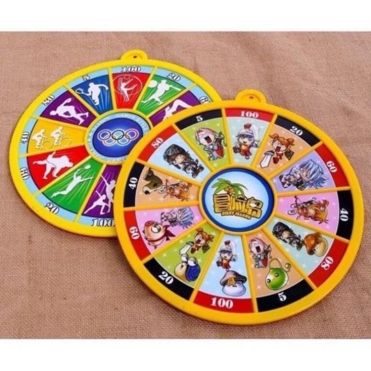 Bảng phi tiêu nam châm 2 mặt kèm 3 phi tiêu