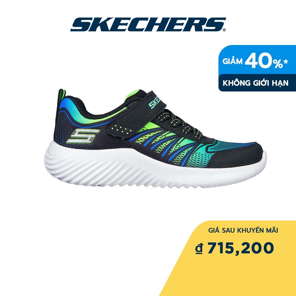 Skechers Bé Trai Giày Thể Thao Giặt Máy Được Bounder Zatic Lightweight, Machine Washable - 403737L-BBLM