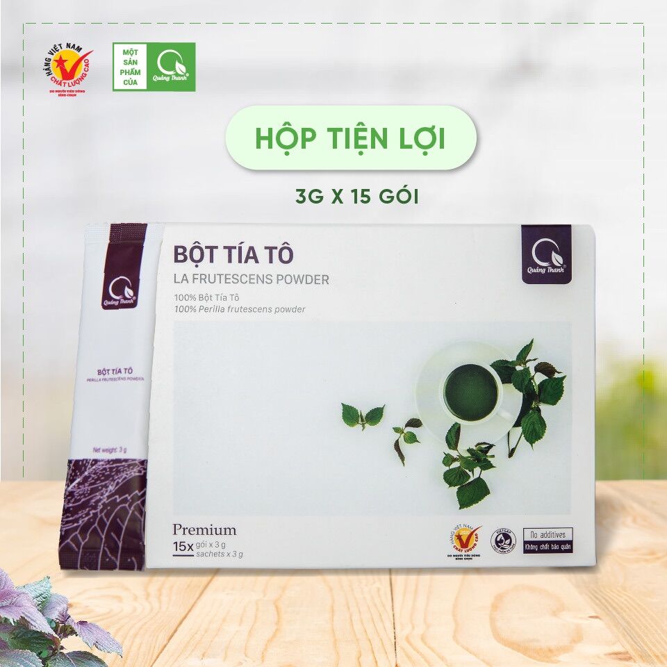 Bột tía tô sấy lạnh quảng thanh
