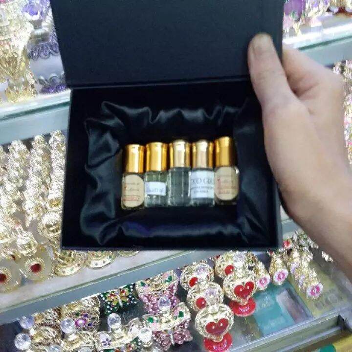 Set 5 CHAI BI LĂN nƯỚC HOA TINH DẦU dubai