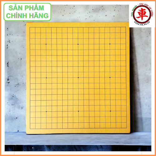 Bàn cờ gỗ MDF hai mặt: cờ tướng và cờ vây.