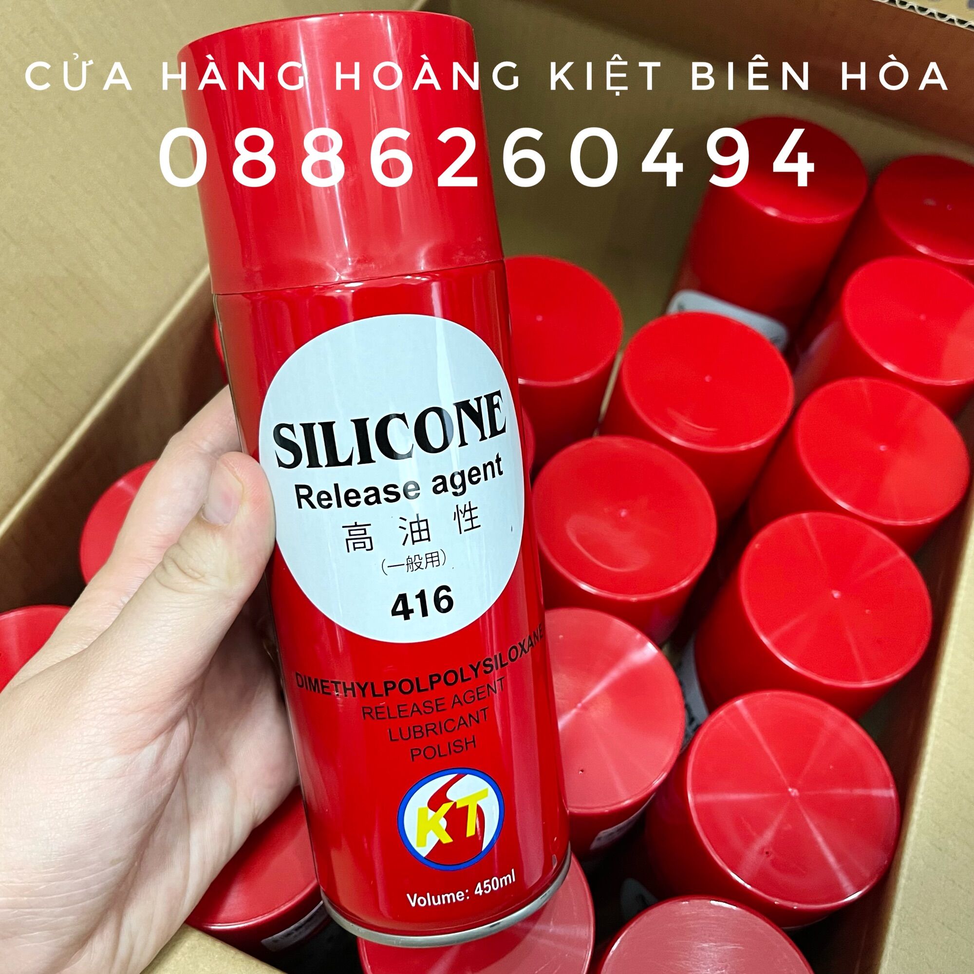 DẦU XỊT TÁCH KHUÔN SILICONE 416 CHAI 450ML
