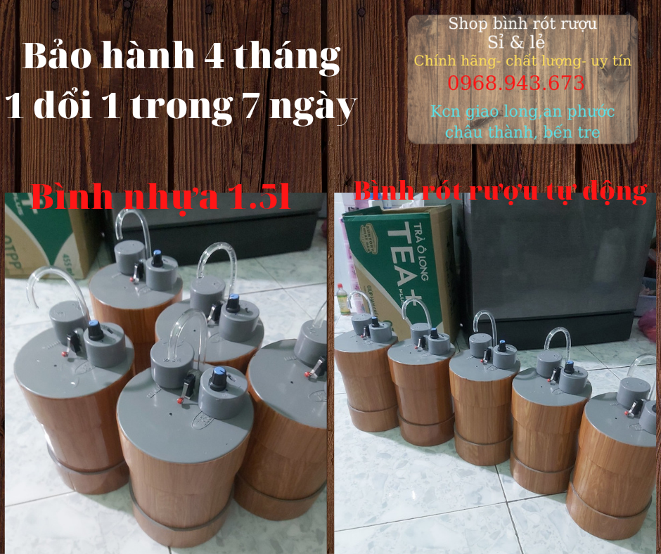 Bình rót ruou tự động