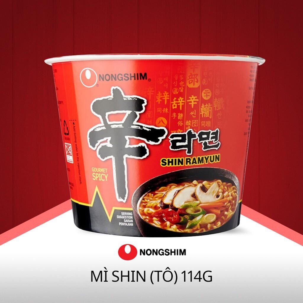 Mì Cay Nongshim Shin Noodles Soup Tô 114G thumbnail
