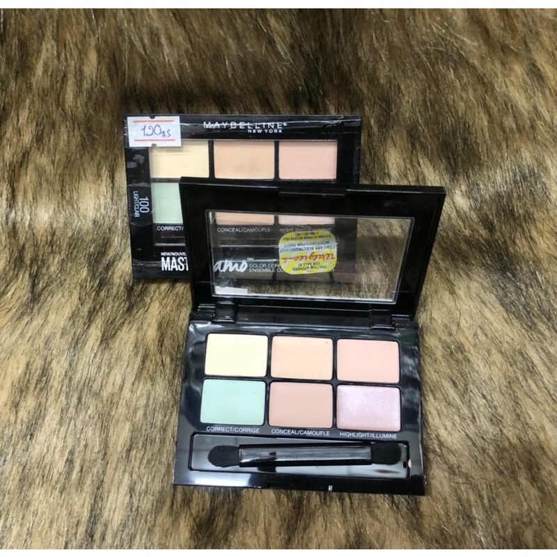 Kem che khuyết điểm và highlight Maybelline 6ô