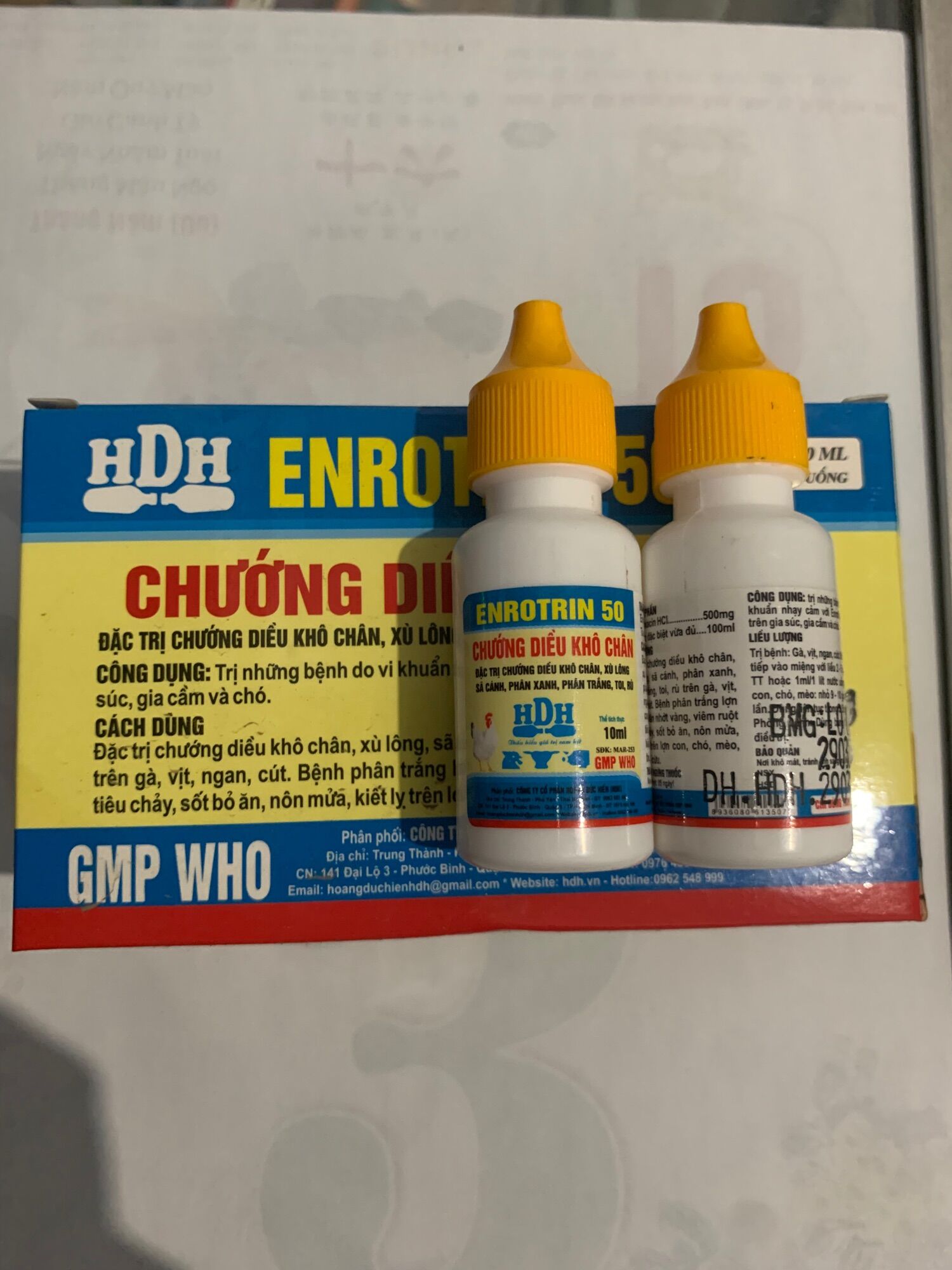 Chướng diều khô chân 10ml