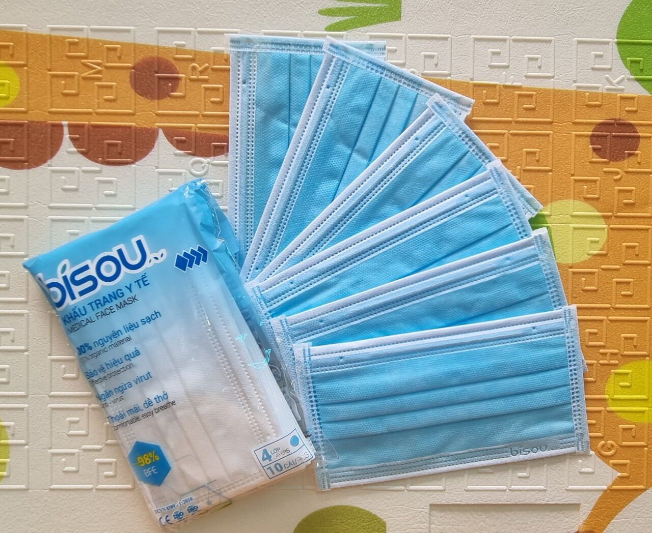 Khẩu trang y tế Bisou hộp 50 cái