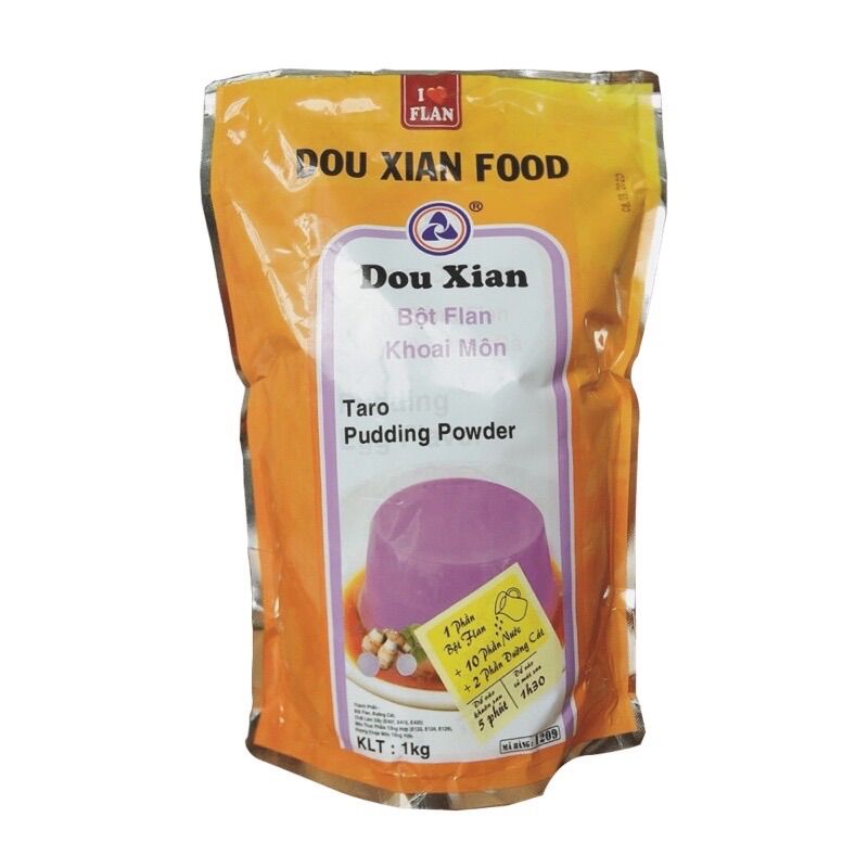 Bột Pudding Khoai Môn Dou Xian Food 1kg