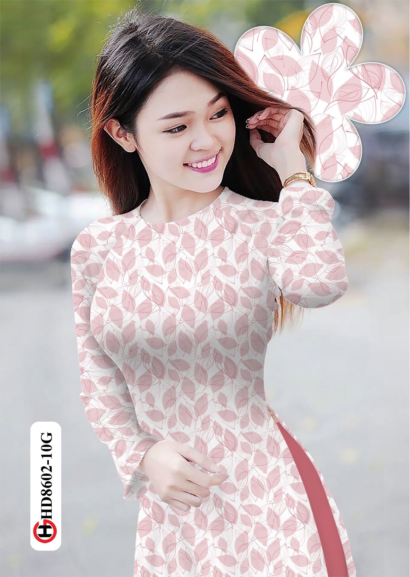 [HCM]Vải áo dài lá