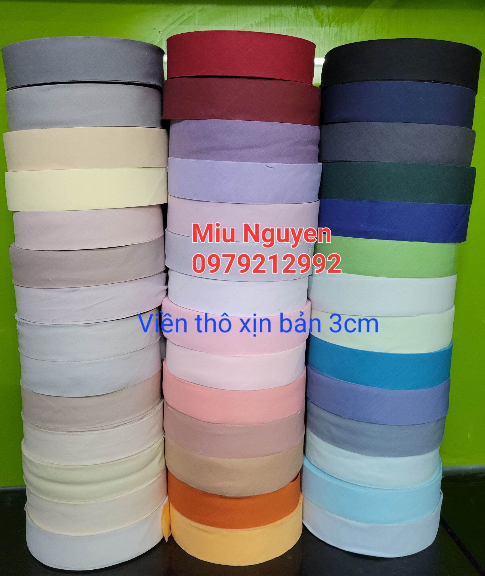 Sét 5m viền thô xịn bản 3cm