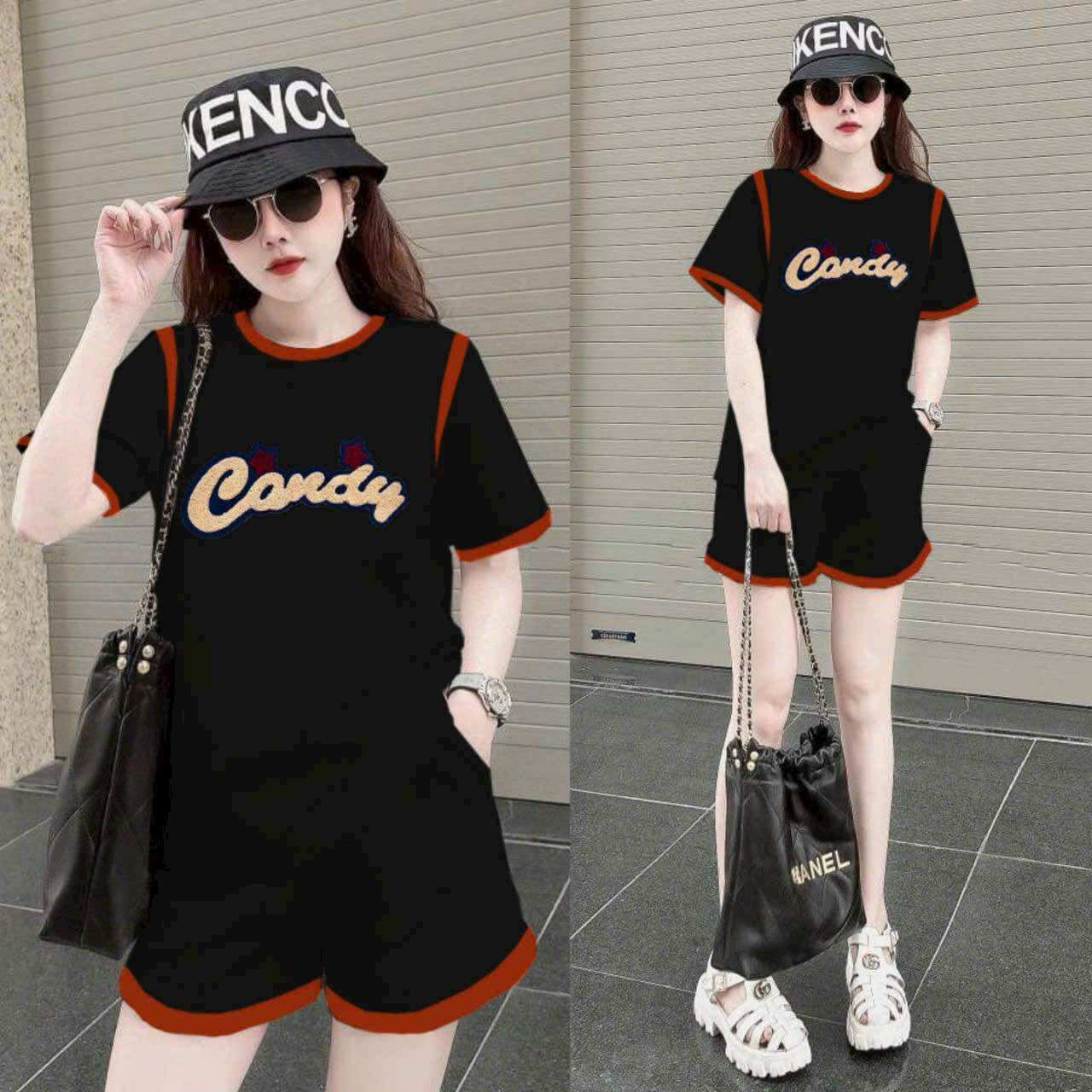 SÉT BỘ SHORT COTTON THÊU LO GO CAO CẤP