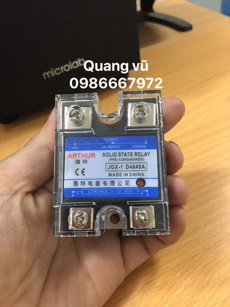 Role bán dẫn ssr 100VA chuyên dụng lắp tủ nồi phở