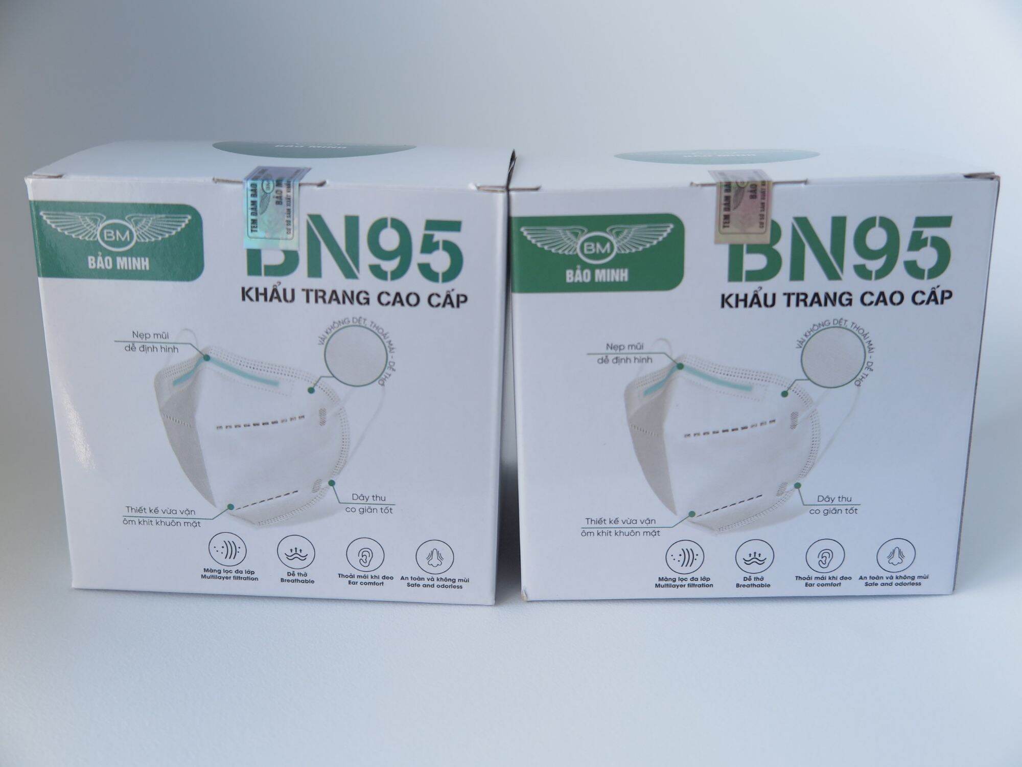 combo 4 hộp khẩu trang BN95 (20c/hộp)[0974192190]
