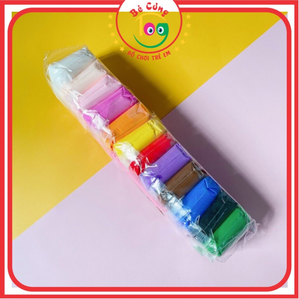 Combo 12 Túi Đất Sét Tự Khô Siêu Nhẹ Dành Cho Bé