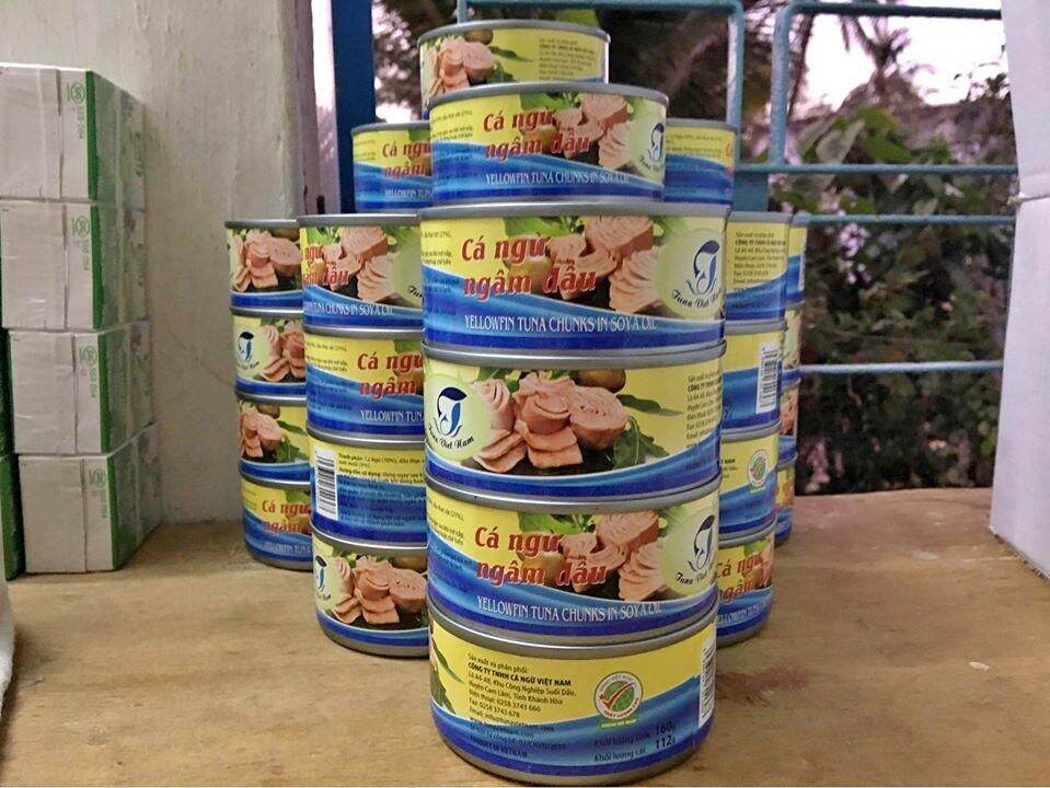 Combo 12 lon cá ngừ ngâm dầu (khối) 140g