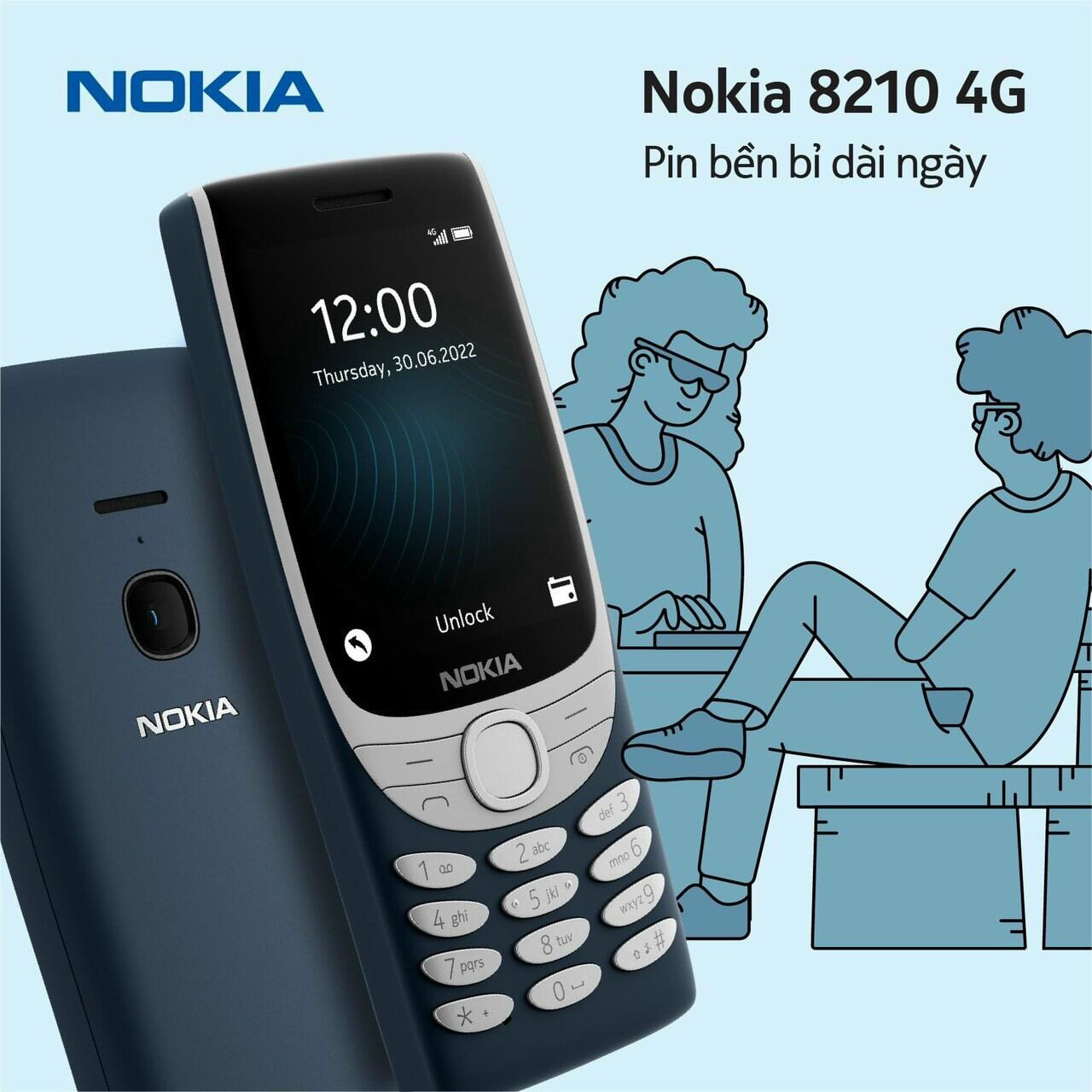 nokia 8210(2sim) 4G/ chính hãng/ fullbox