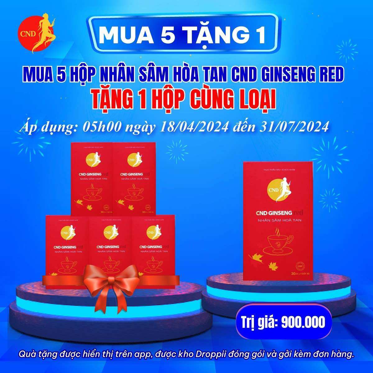 Nhân sâm hoà tan cnd ginseng red