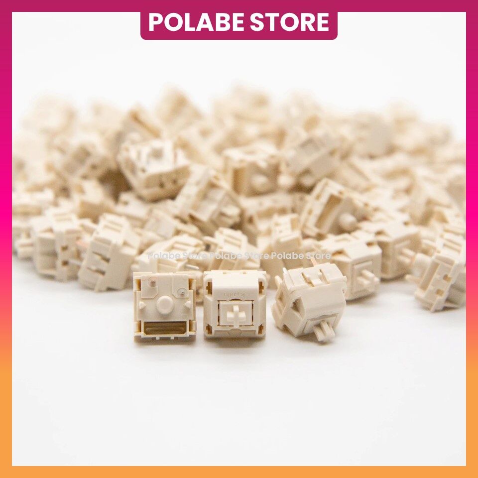 Novelkeys x KAILH CREAM MX linear switch công tắc bàn phím cơ Novelkeys cream NK Cream switch - Polabe Store