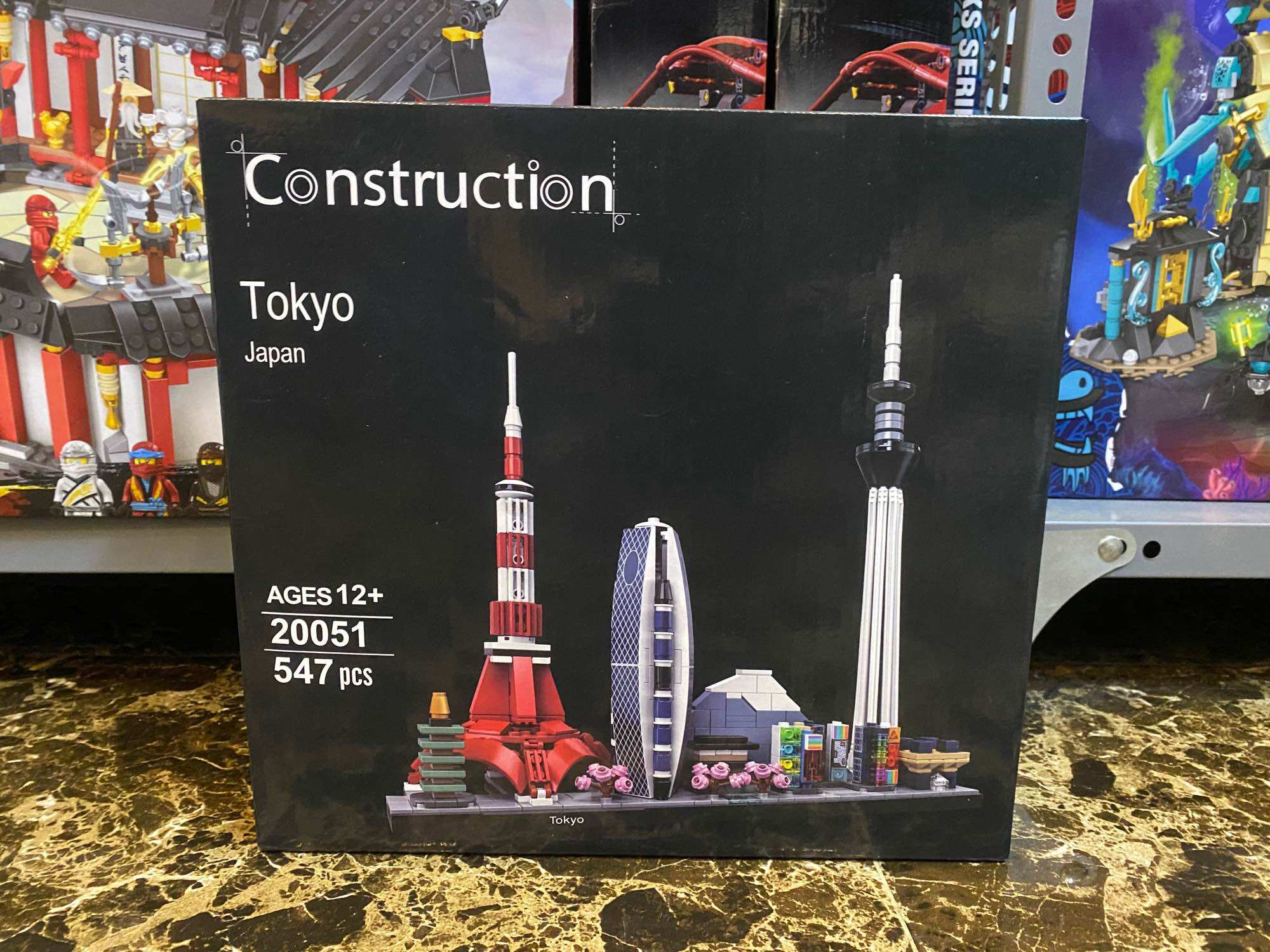 Đồ chơi xếp hình 20051 21051 mô hình thành phố tokyo nhật bản